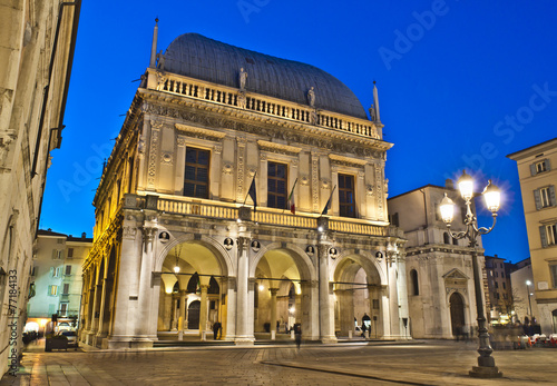 Loggia Square, Brescia, Italy
