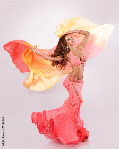 Belly dancer woman bellydance girl dancing photo