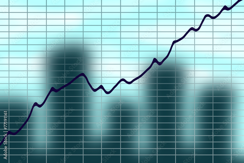 Naklejka premium Schedule of increase