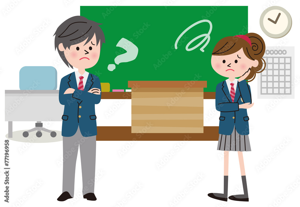 教室 学生 悩む 教室 学生 悩む