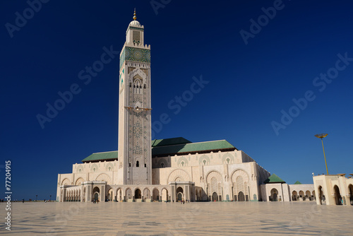 Morocco. The Hassan II Mosque in Casablanca