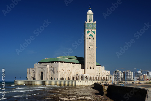 Morocco. The Hassan II Mosque in Casablanca