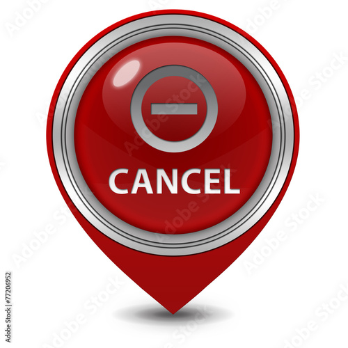 Cancel pointer icon on white background Free Download Cancel pointer icon on white background - GFXLoad