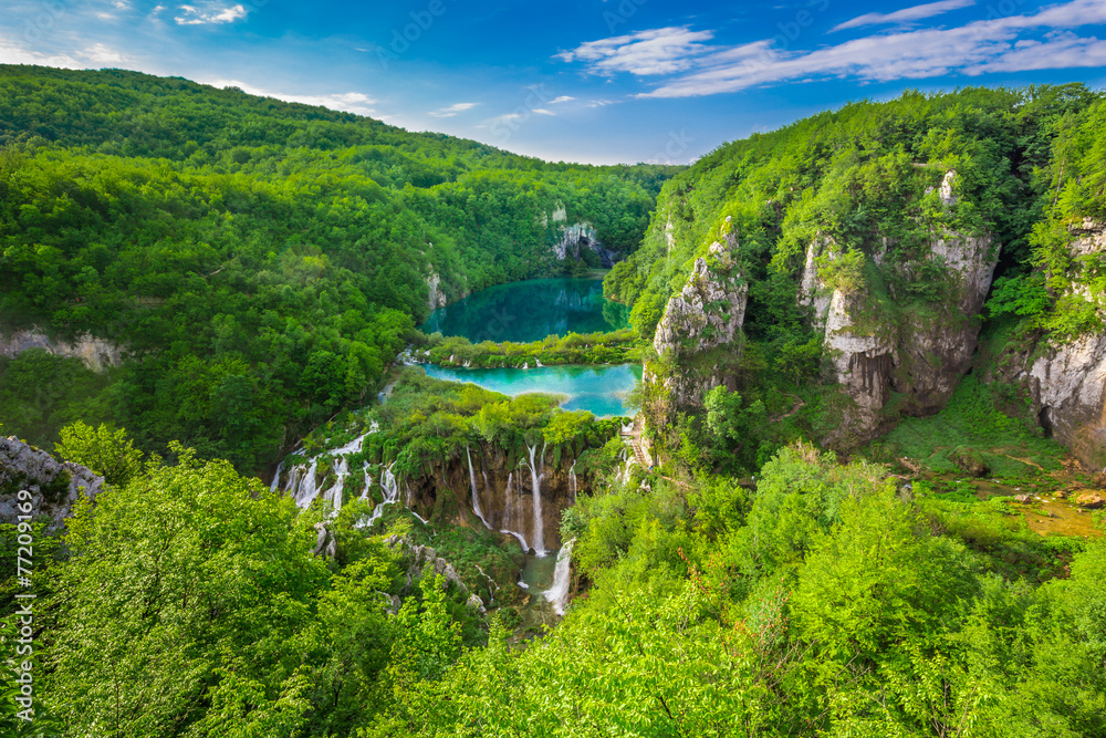 Plitvice Lakes NP from Vidikovac point #2,  Croatia