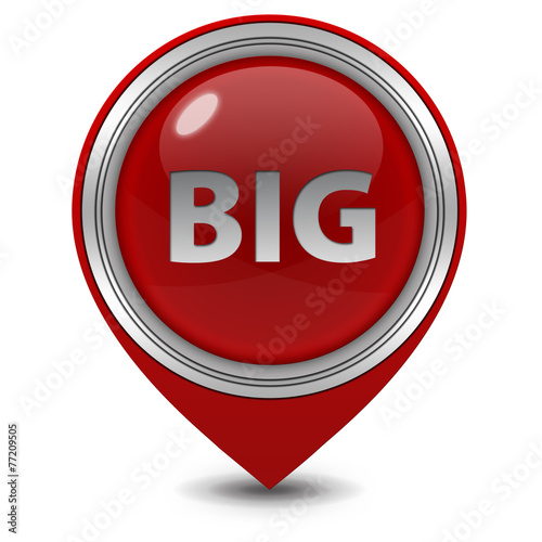Free Download Big pointer icon on white background - GFXLoad