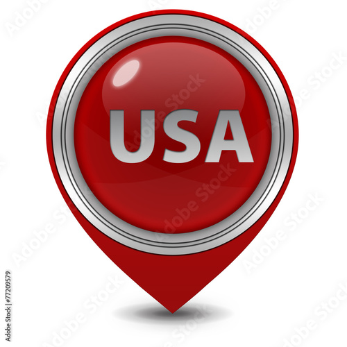 Usa pointer icon on white background Free Download Usa pointer icon on white background - GFXLoad