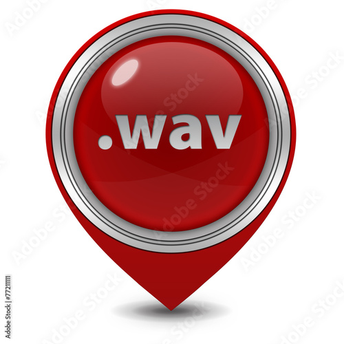 Free Download .wav pointer icon on white background - GFXLoad
