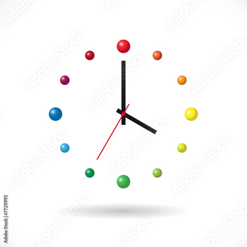 Picto horloge / Picto clock photo