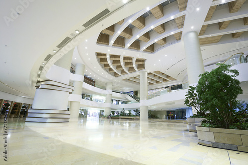 shopping mall entrance hall interior and decoration