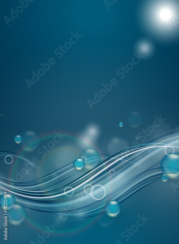 vector background with wavy lines