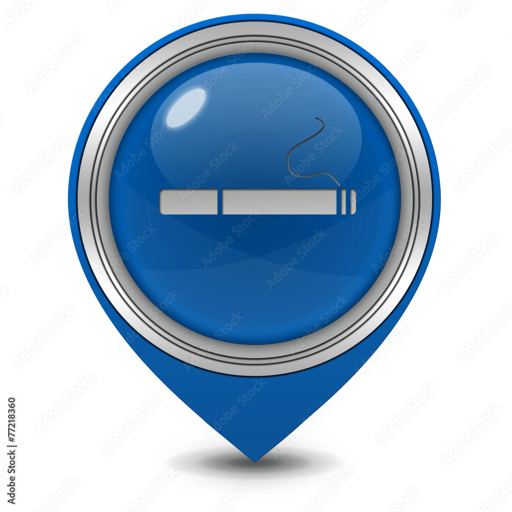 Cigarette pointer icon on white background Cigarette pointer icon on white background