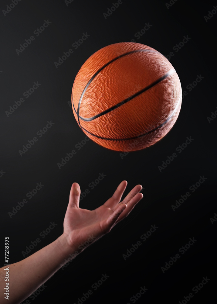 Close up of hand throwing the ball Close up of hand throwing the ball