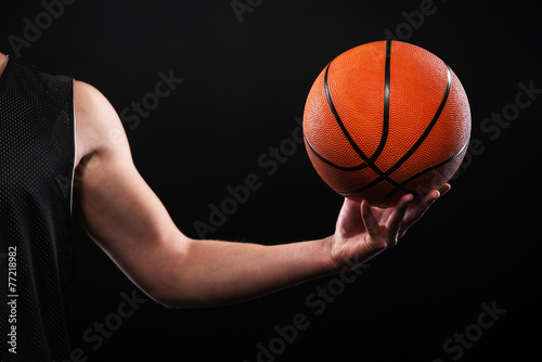 Close up of arm with focus point on ball © Friends Stock