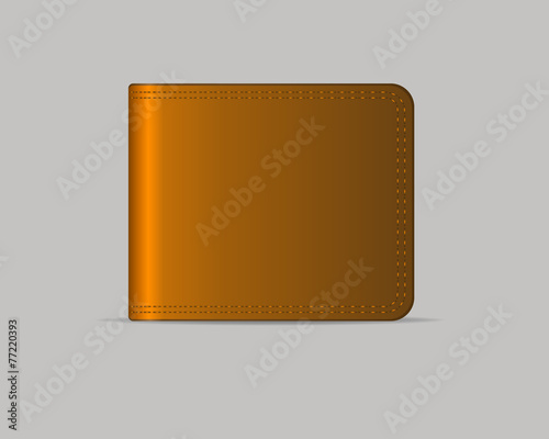 Brown Wallet Closed