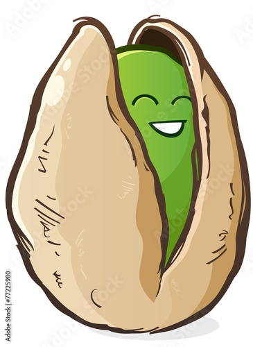 Pistachio Cartoon Character