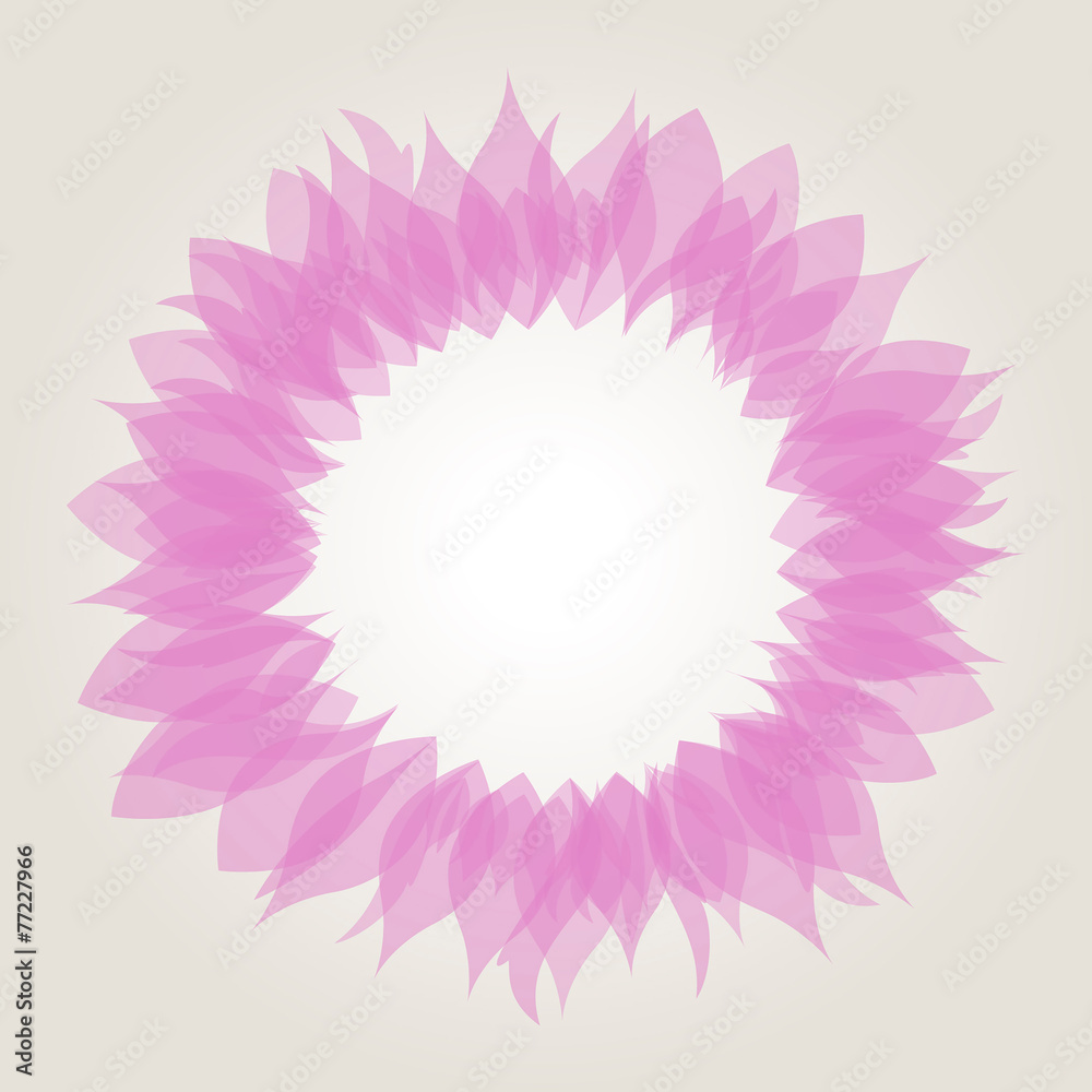 Pink Flower Abstract Background - vector Pink Flower Abstract Background - vector