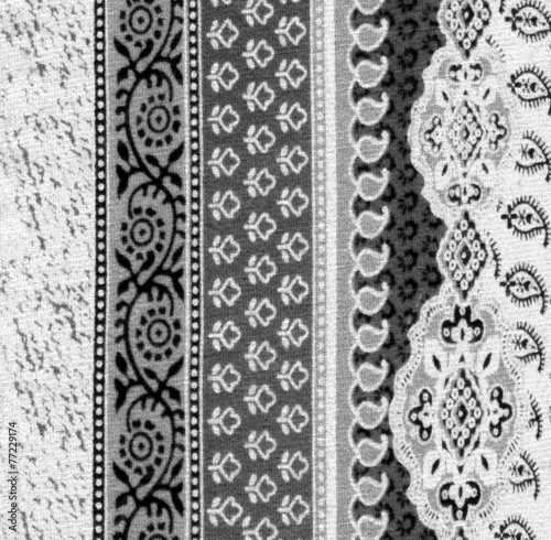 Decorative fabric, close up detail