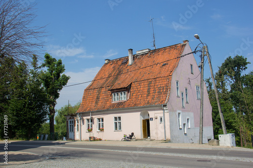 Fototapeta Naklejka Na Ścianę i Meble -  Typical architecture in Frombork, Poland