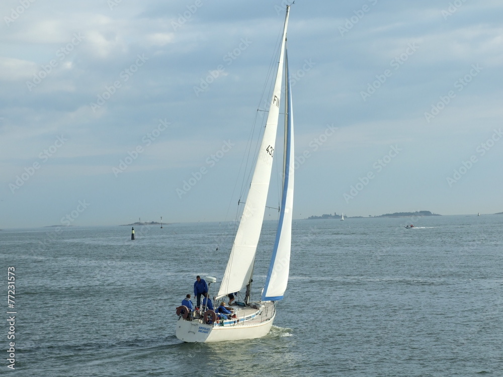 Fototapeta premium Velero navegando