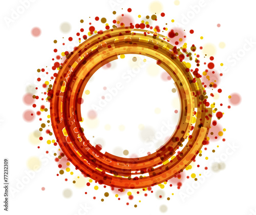 Hintergrund / Kreis / Punkte / Welle