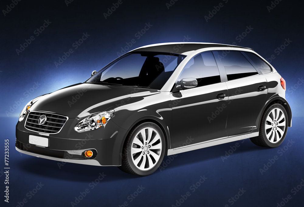 Obraz premium Car Automobile Contemporary Drive Driving Vehicle Concept