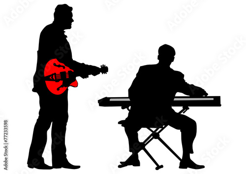 Piano and guitar