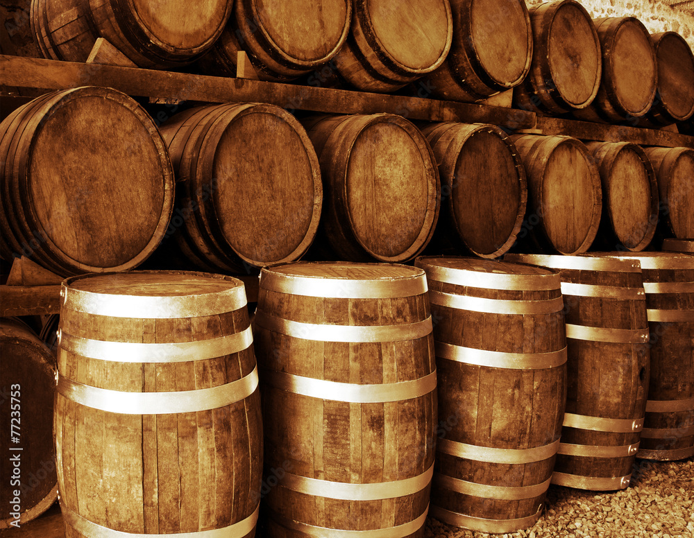 Wine barrels