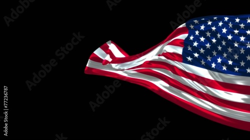 United States Waving Realistic Flag