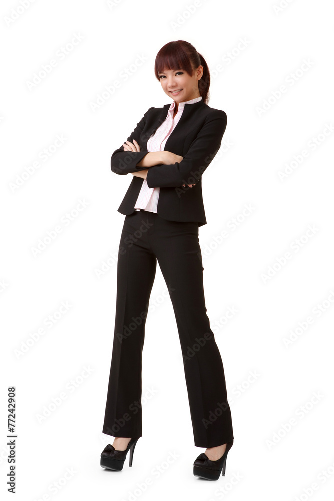 Young attractive business woman Young attractive business woman