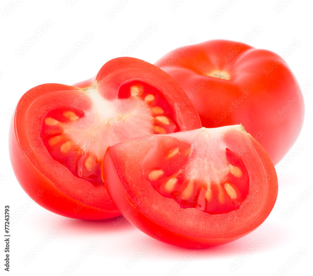 Tomato vegetable isolated on white background cutout Tomato vegetable isolated on white background cutout