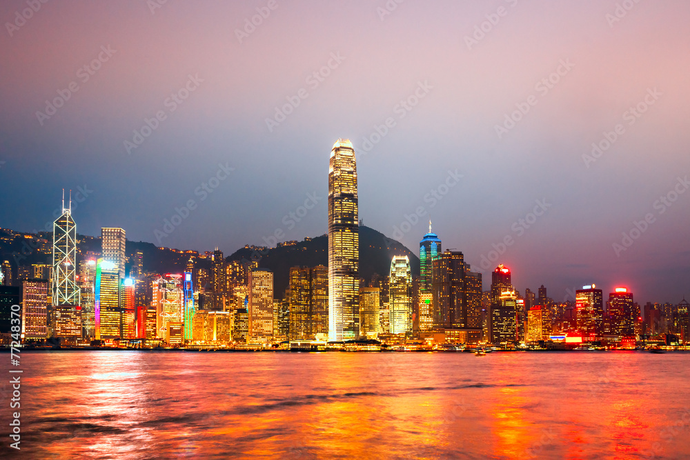 Naklejka premium Hong Kong.