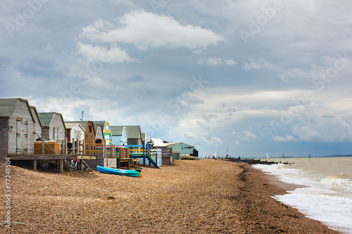 Beach Huts, Whitstable, Kent photo