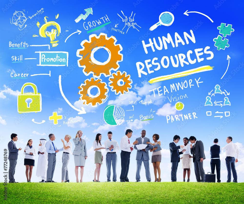 Human Resources Employment Teamwork Business People Concept Human Resources Employment Teamwork Business People Concept