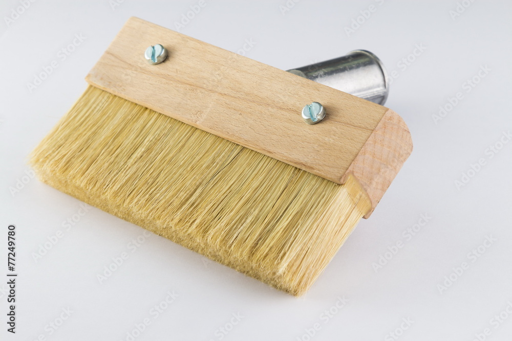 Fototapeta premium Brush for wood, the isolated image
