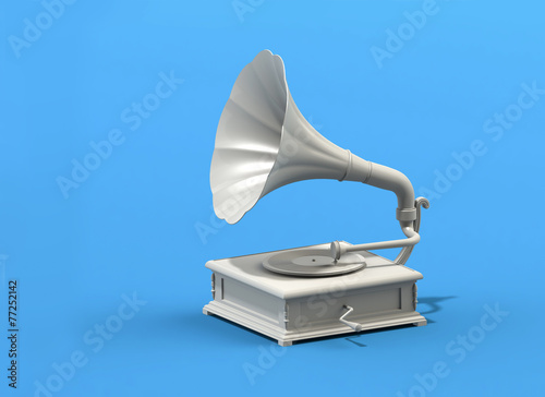 retro gramophone photo