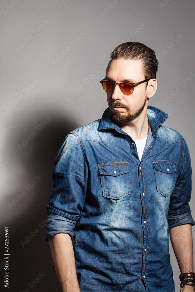Portrait of a handsome stylish young man Portrait of a handsome stylish young man
