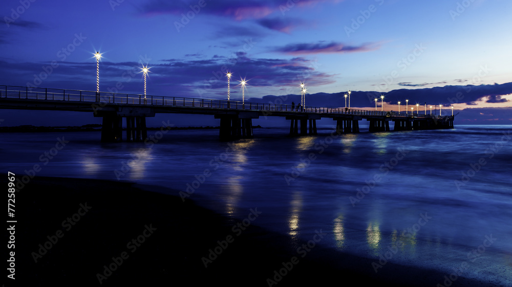 Obraz premium Huntington Beach Pier Faded