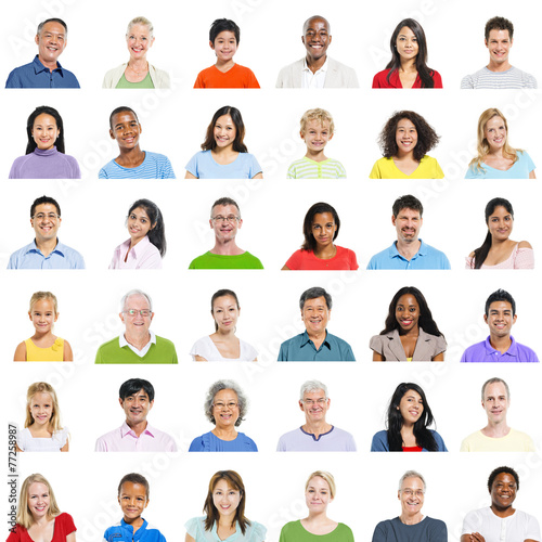 Diverse Diversity Ethnic Ethnicity Variation Unity Concept
