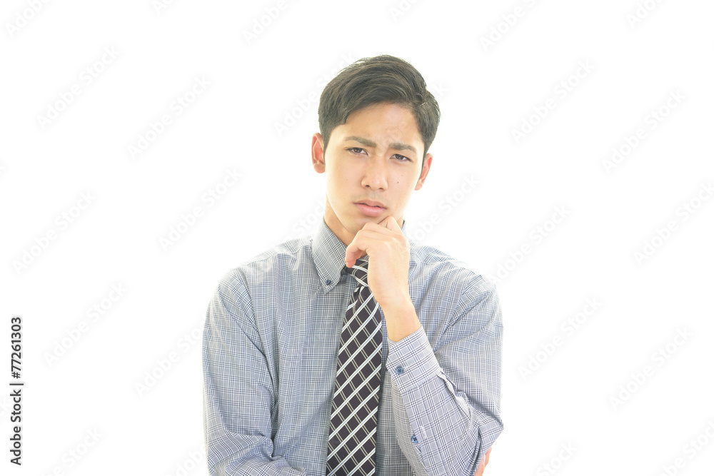 苦悩するビジネスマン