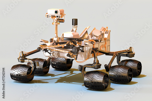 Konstfotografi Mars Rover Curiosity