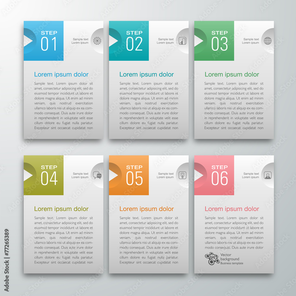 Infographics Web Banner & Label Design