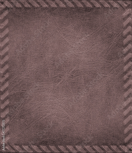 Valokuva brown leather background, edging