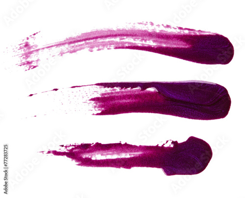 Purple nail polish