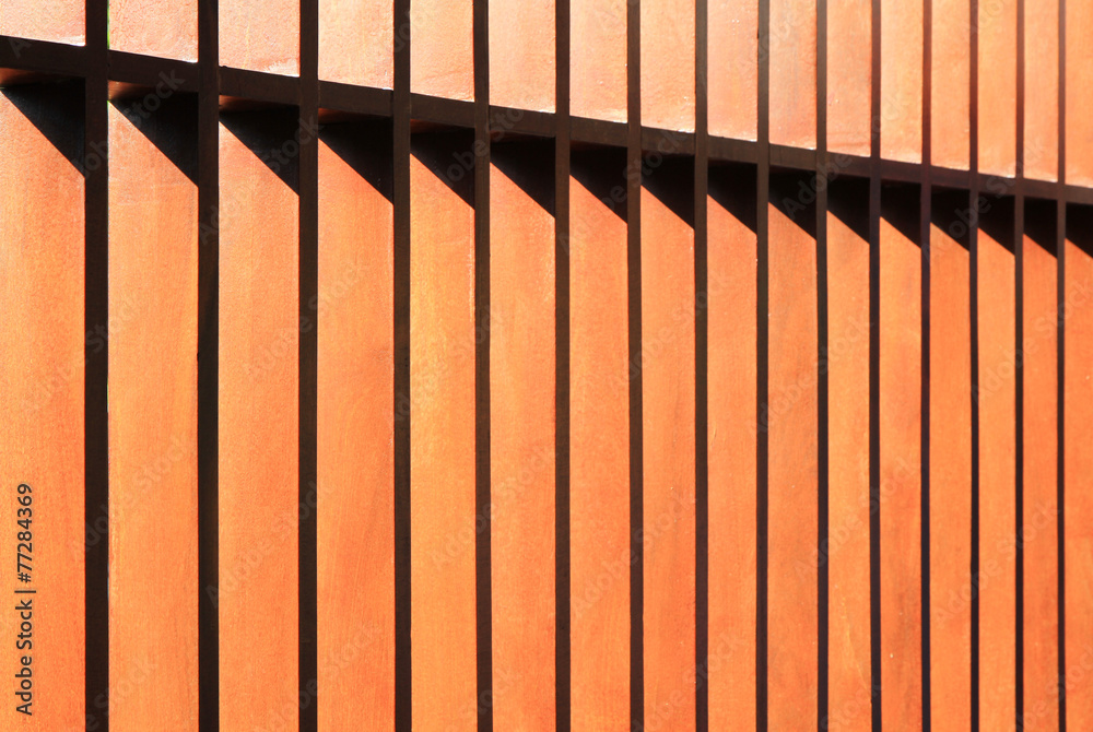 Wooden fence Wooden fence