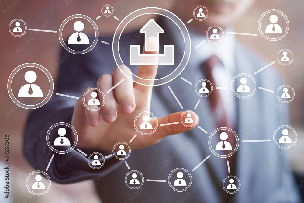 Business button upload icon online connection sign Business button upload icon online connection sign