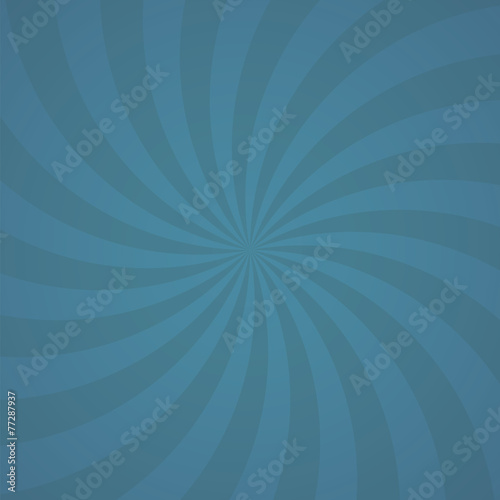 blue color swirl burst background. Vector illustration