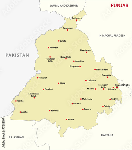 punjab map