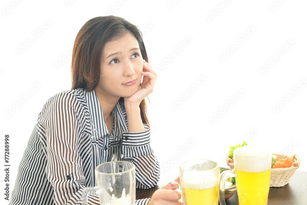 元気のない女性