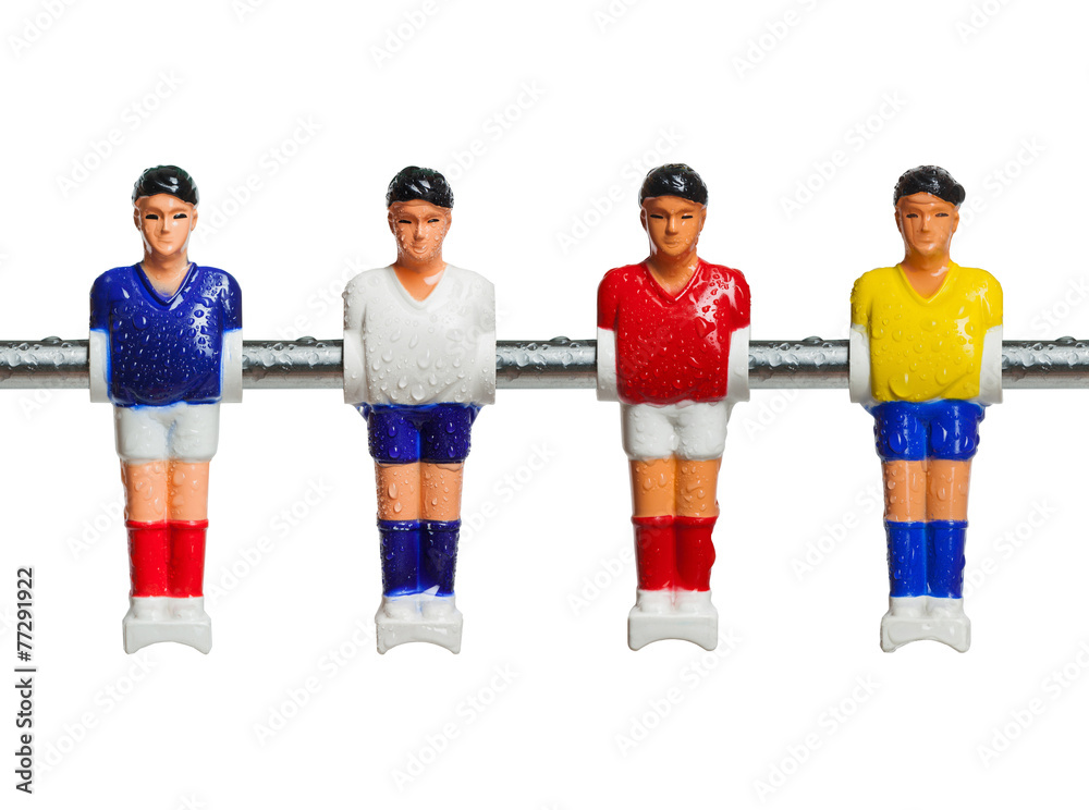 Obraz premium foosball players plastic