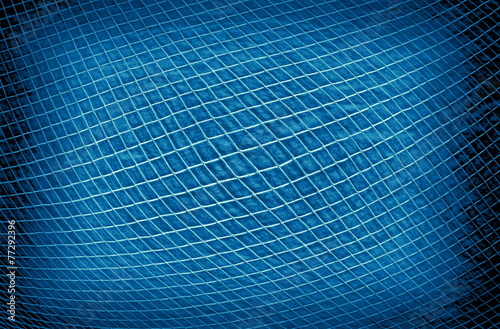 blue net  - illustration based on own photo image